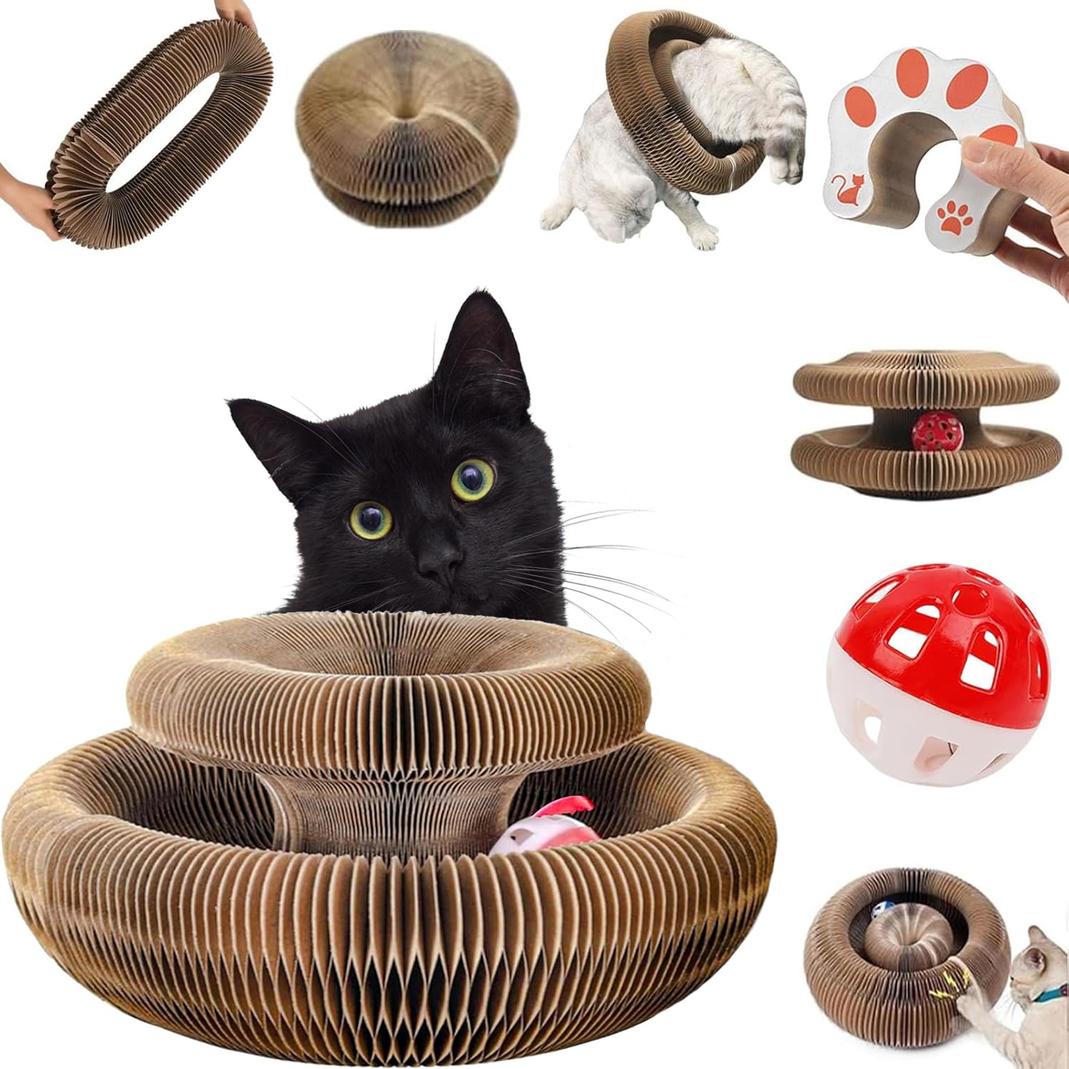KittyPlay Accordion Scratcher
